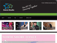 Tablet Screenshot of dancestudio.com.au